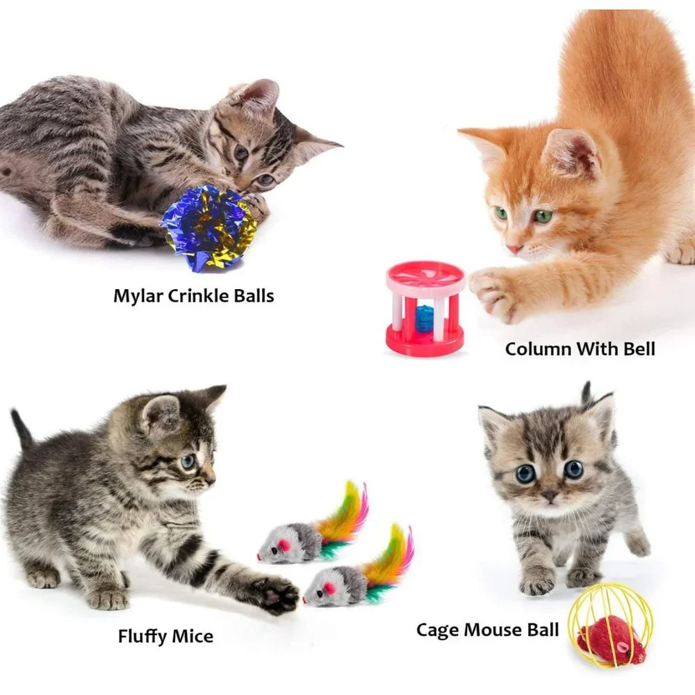 31 PCS Cat Toys Kitten Toys Assortments